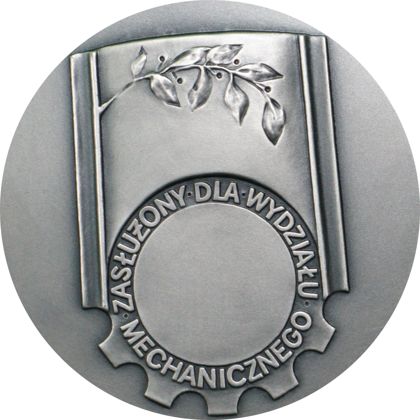 Medal Zasłużony dla Wydziału Mechanicznego – rewers