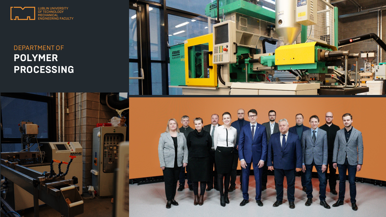 Department of Polymer Processing - department visual banner