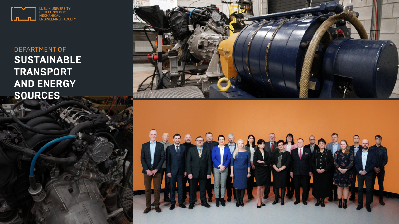 Department of Sustainable Transport and Powertrains - department visual banner