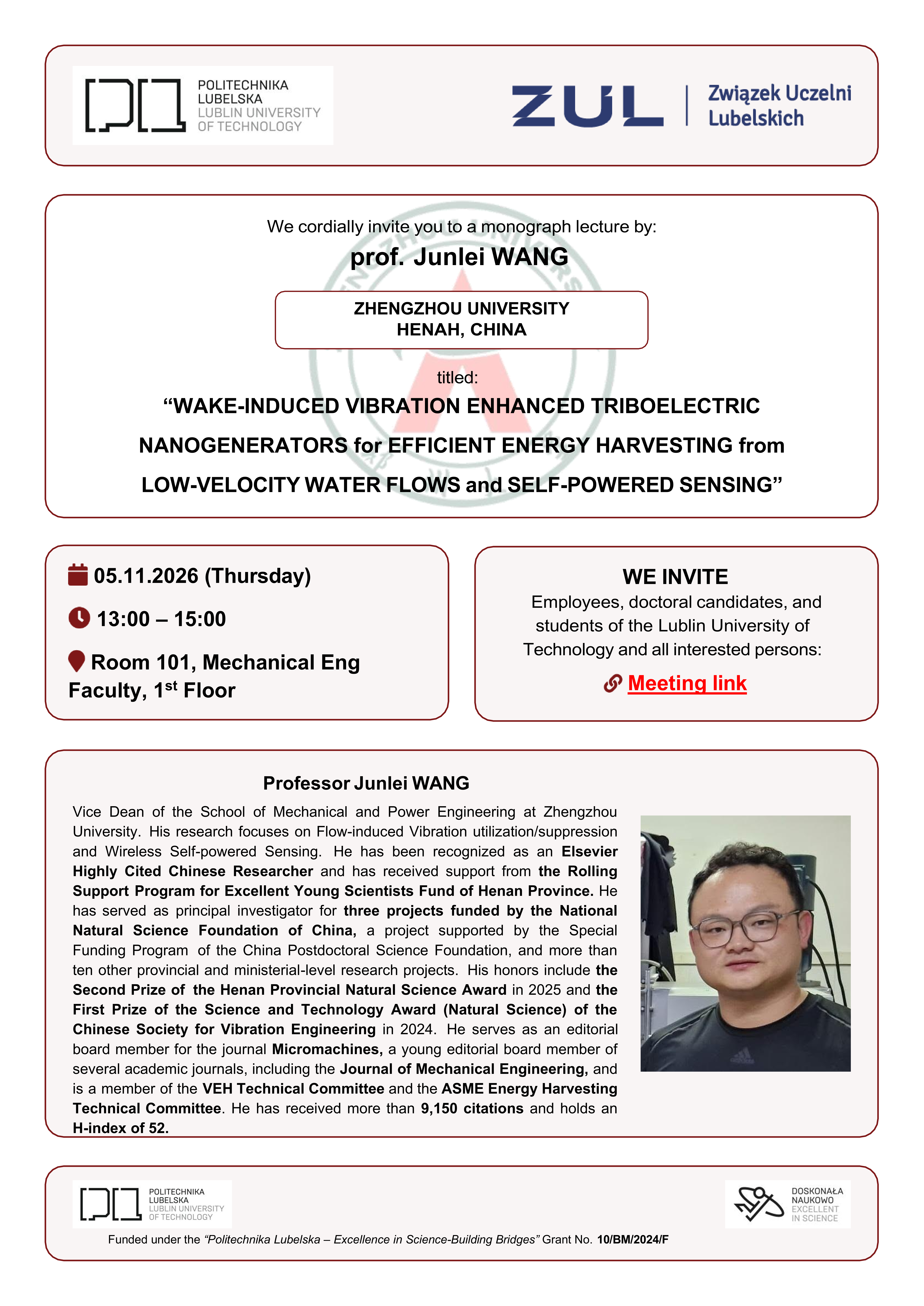 Event poster: Prof. Fabrizio Scarpa lecture - Part 2