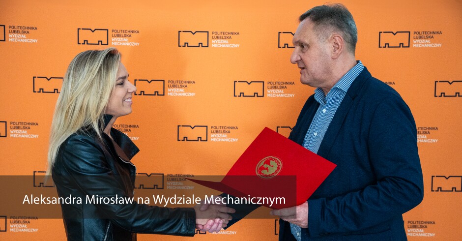 Aleksandra Mirosław na Wydziale Mechanicznym